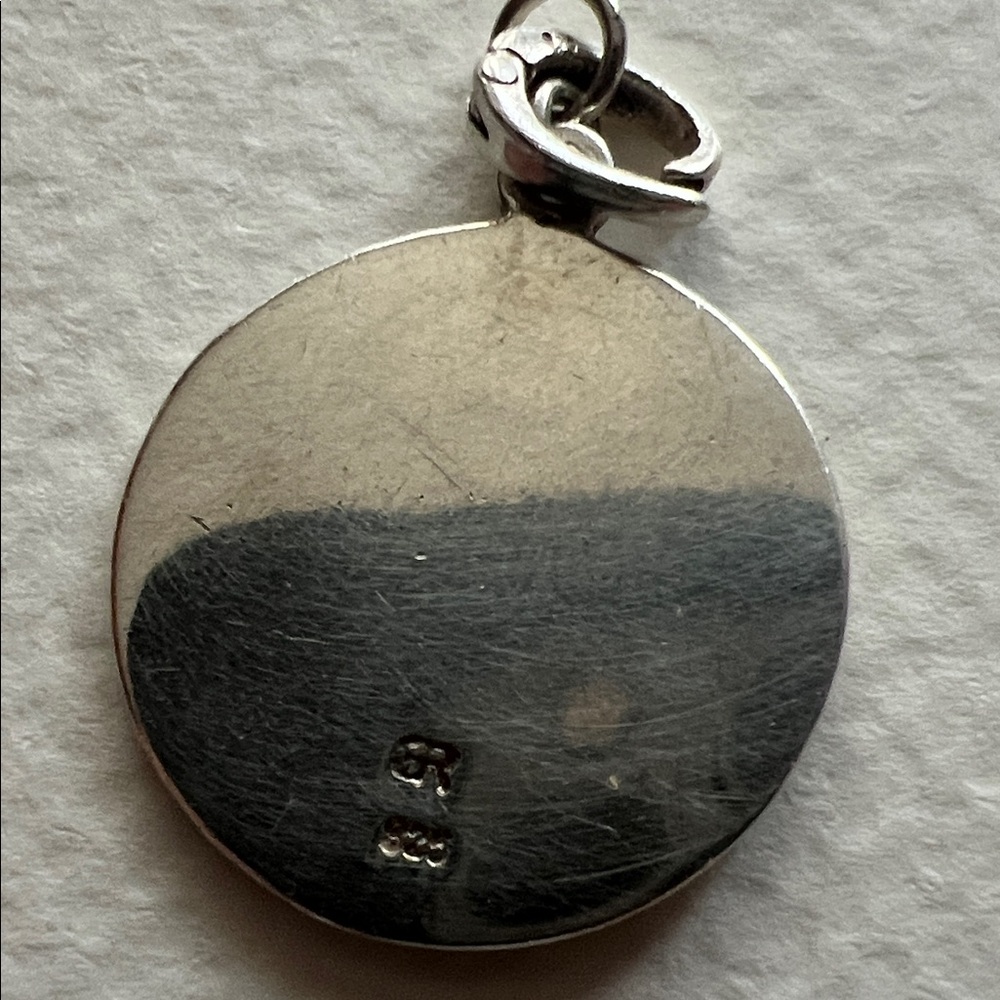 Sterling Silver Sagittarius Archer Zodiac Pendant - Silver and Gold Tones - Picture 3 of 3